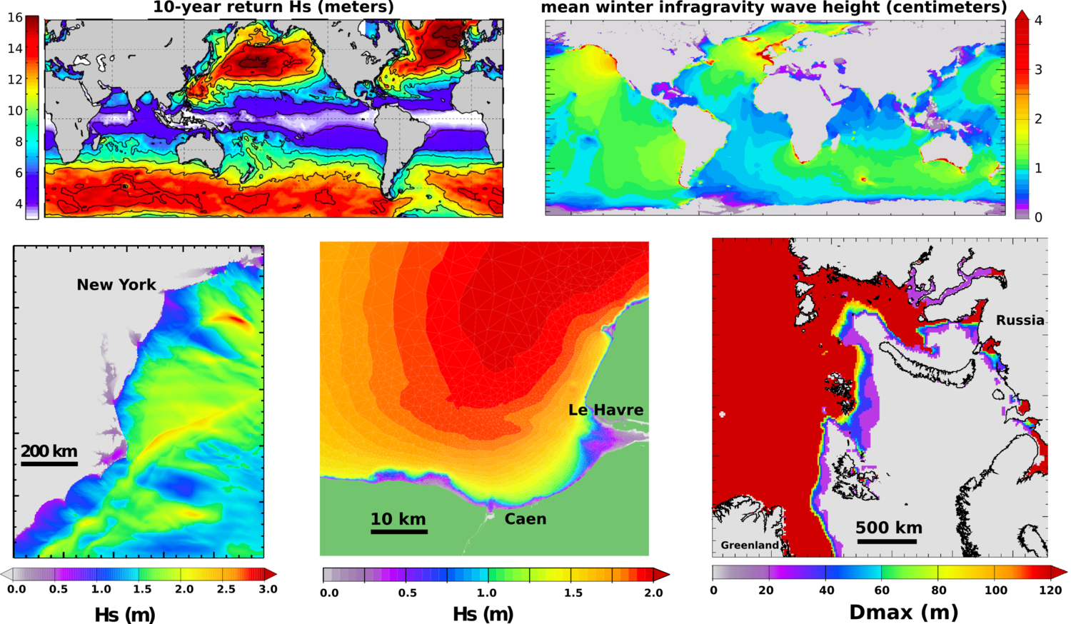 From Global Scales To Very Small Coastal Scales, From - Map (1500x874), Png Download