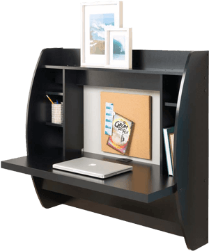 Prepac Wall Mounted Floating Desk (800x400), Png Download