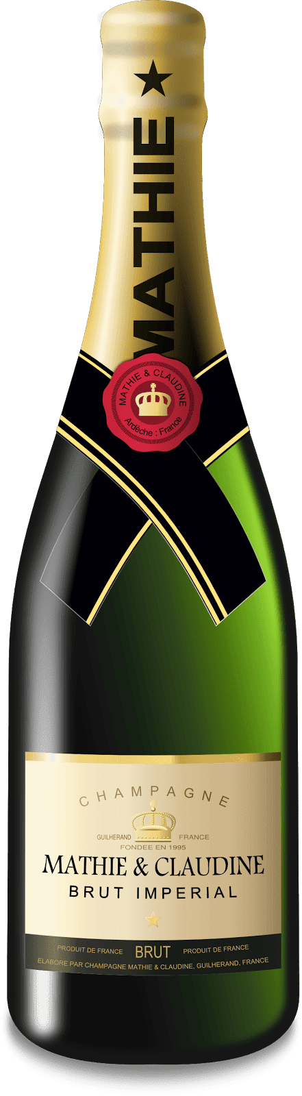 New Happy Year Picsart Editing - Bottle Of Champagne Png (441x1600), Png Download