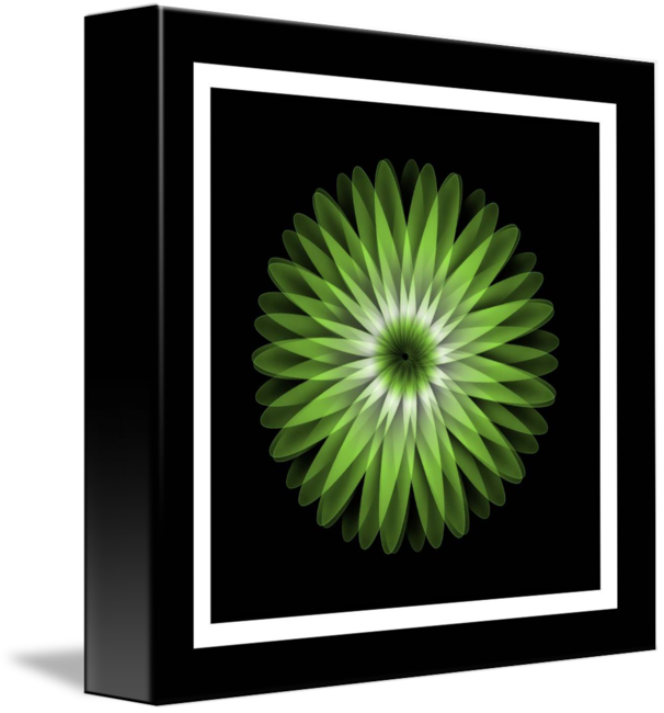 Abstract Flower On By - Picture Frame (606x650), Png Download
