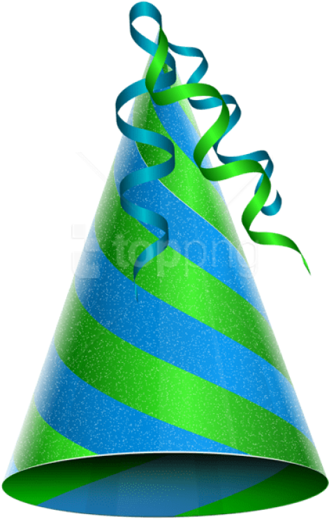 Free Png Download Birthday Party Hat Green Blue Png - Pink Party Hat Png (480x745), Png Download