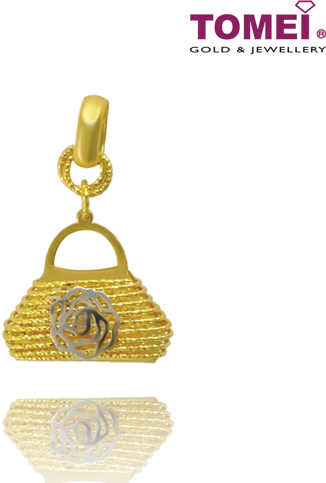 Tomei Yellow Gold 916 Pendant (ip 1/8238gb/pe 2c) - Tomei Jewellery (1000x1000), Png Download