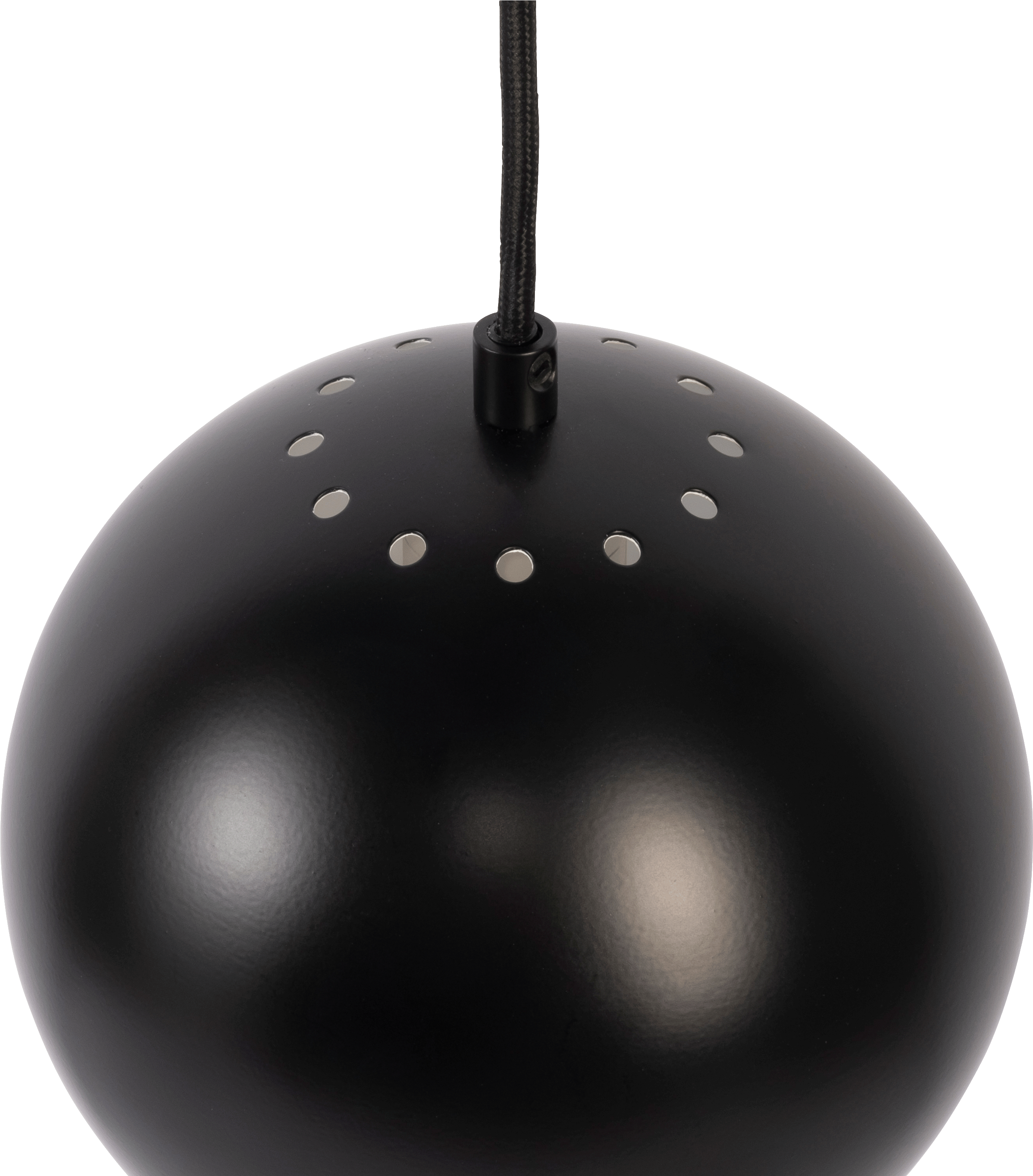 Suspension En Métal Noir D18cm-ball - Sphere (3000x3000), Png Download