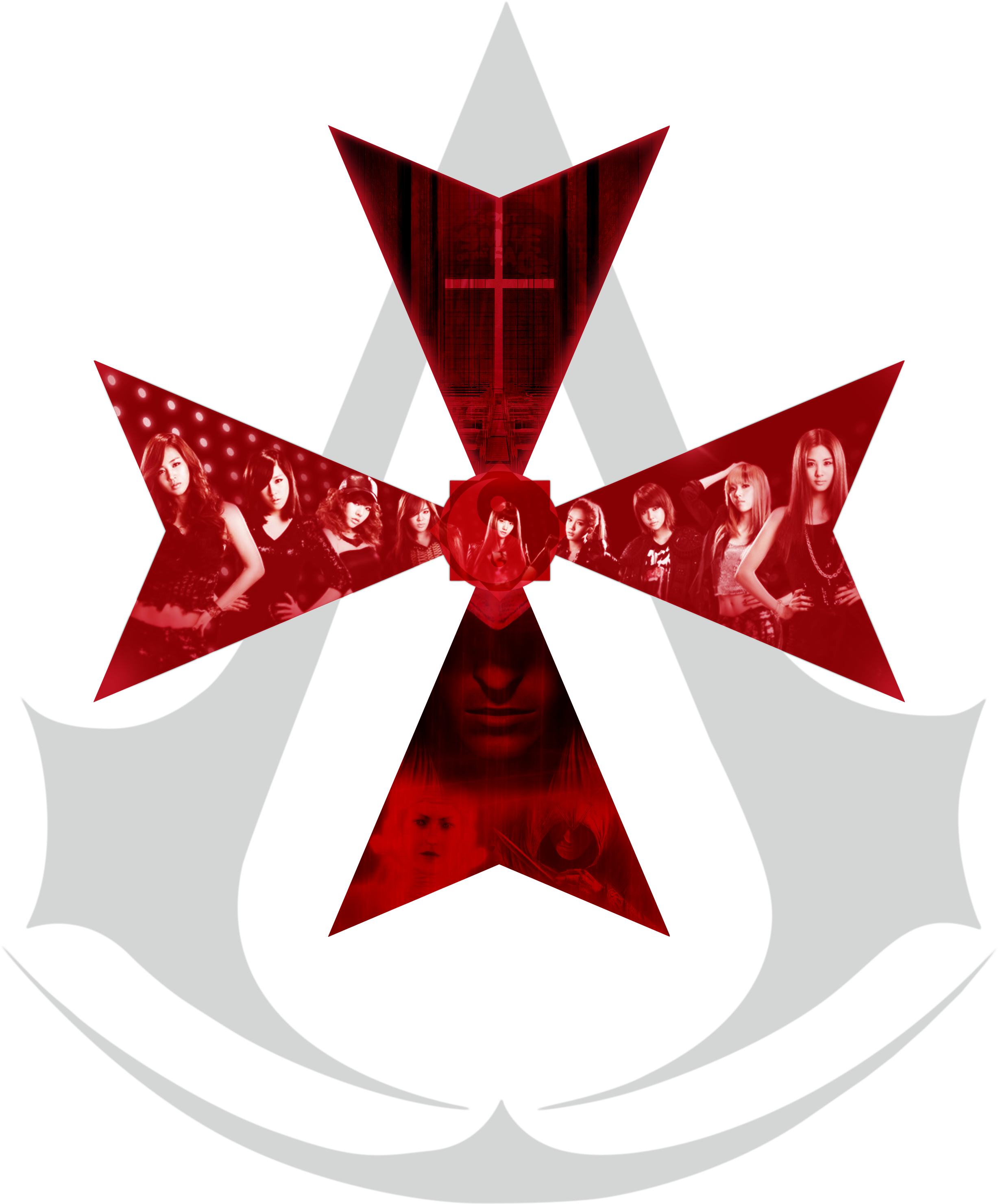 Assassins Creed Unity Clipart Templar - Emblem (2550x3084), Png Download