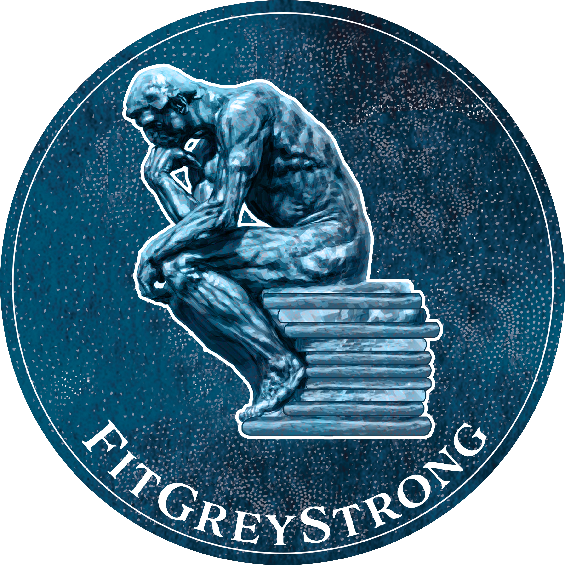 Icon Blue With Title - Weight Throw (2500x2500), Png Download