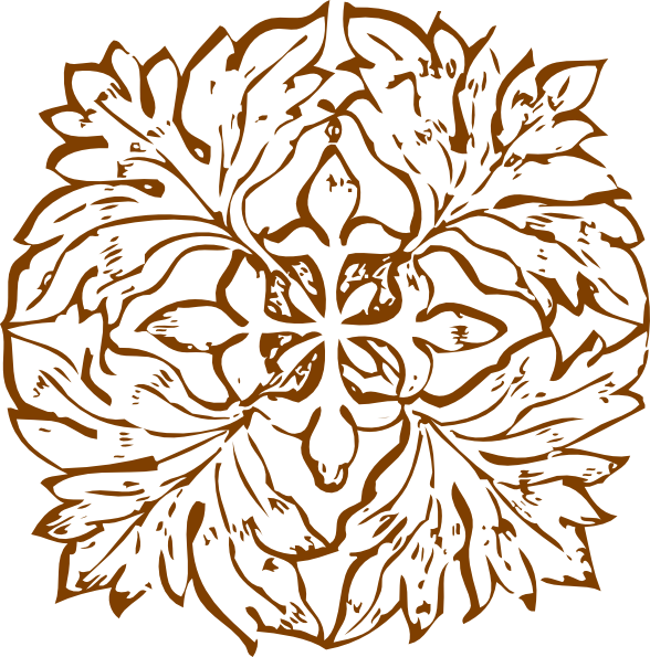 How To Set Use Leaf Decoration Svg Vector (588x595), Png Download