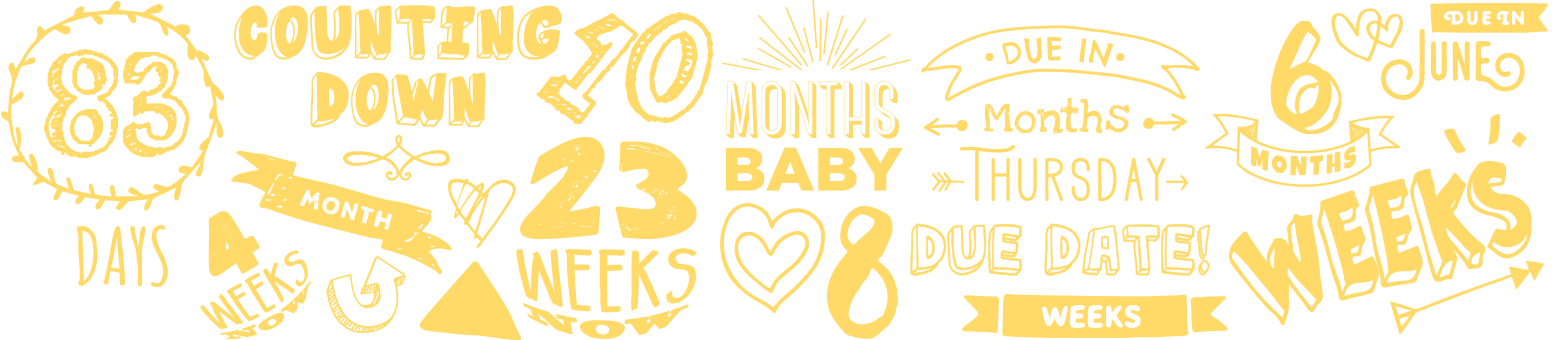 Celebrate Baby's Weeks, Months, Milestones & More - Graphic Design (1552x340), Png Download