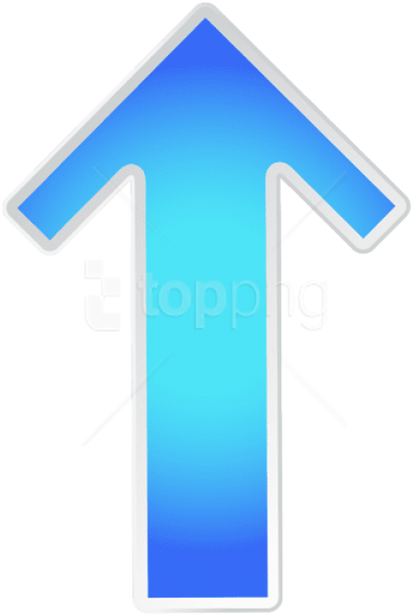 Arrow Up Blue Transparent Png - Traffic Sign (480x708), Png Download
