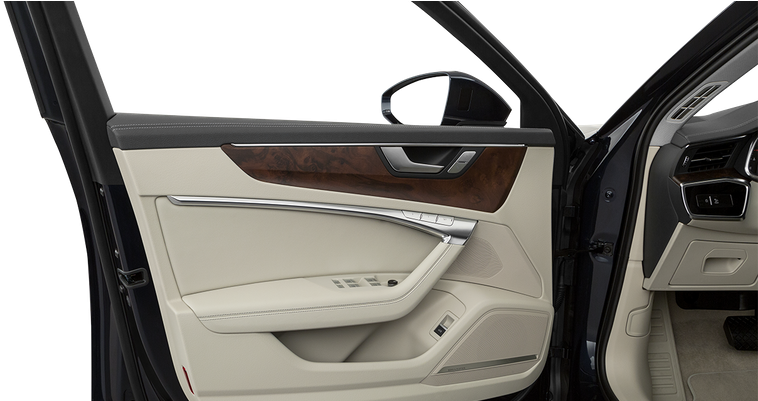 Inside Of Driver's Side Open Door, Window Open - Audi A6 (800x400), Png Download