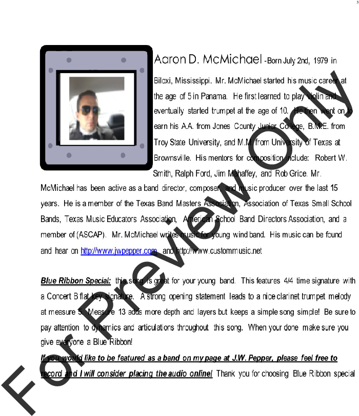 Blue Ribbon Special Thumbnail - Orpheus In The Underworld Beginner Violin (816x1056), Png Download