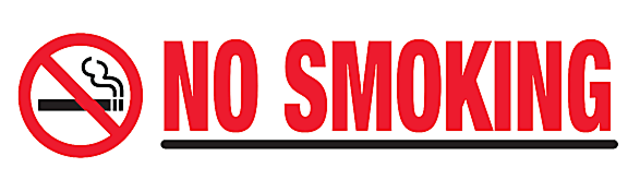 No Smoking Decal - Smoke Free Sign (600x600), Png Download