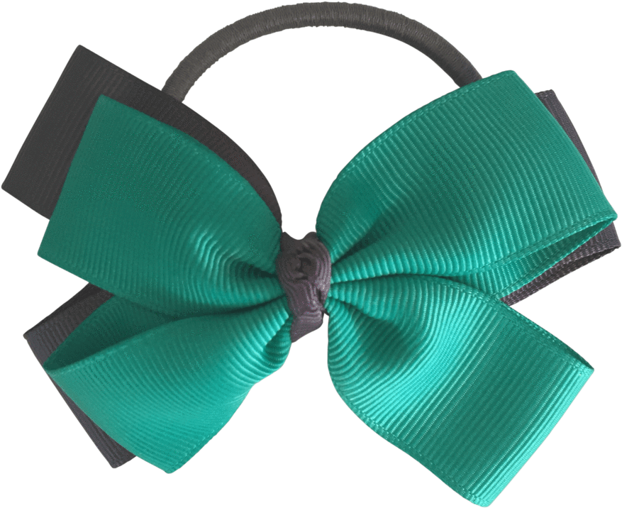 Double Layer Bow Hair Tie - Satin (1024x1024), Png Download