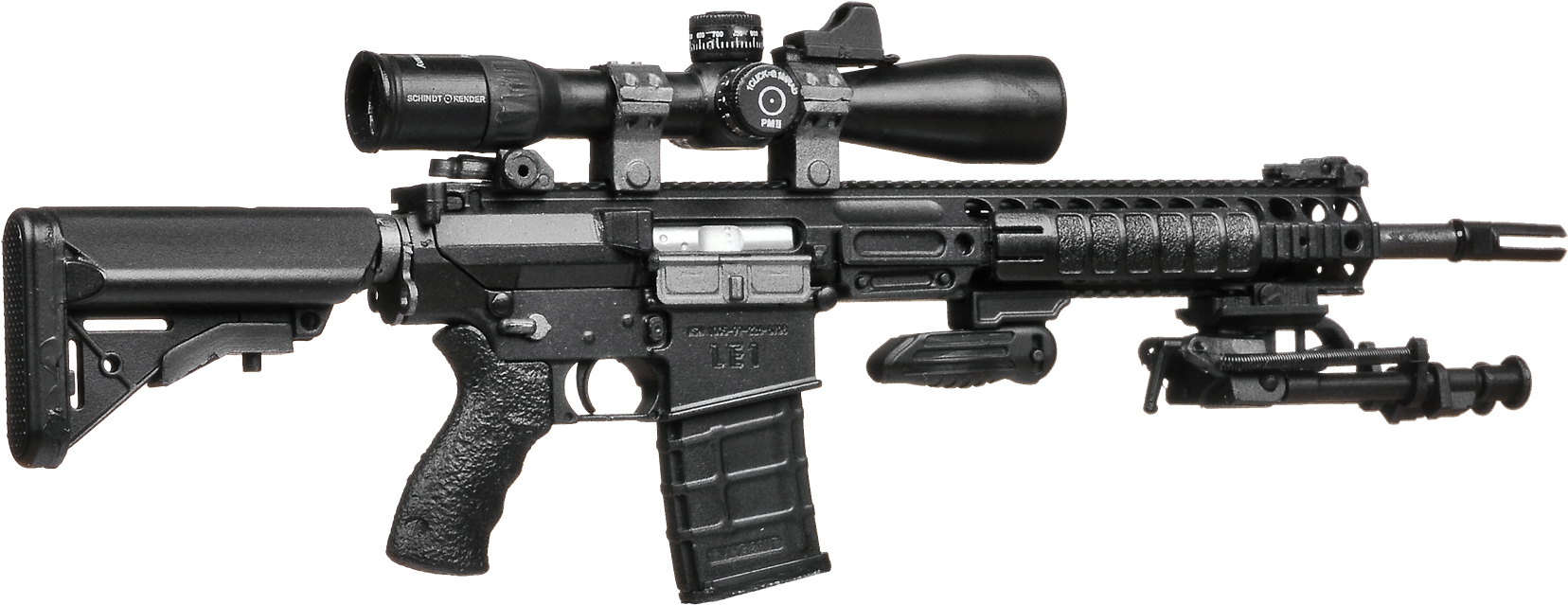 Zoom Out) - Sniper Scopes Side View (1920x1080), Png Download