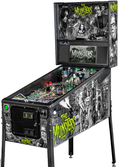 The Munsters Premium Pinball - Munsters Pinball Machine (600x600), Png Download