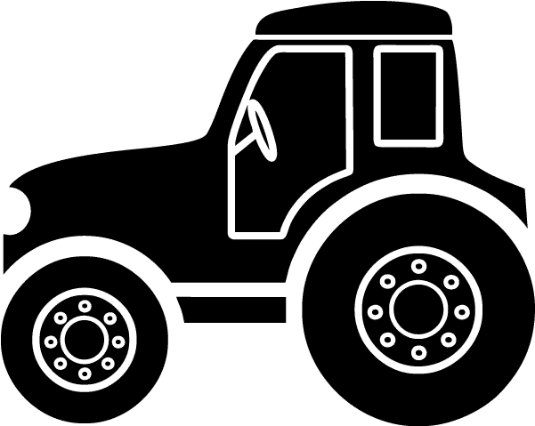 Tractor Icon - Off-road Vehicle (750x750), Png Download
