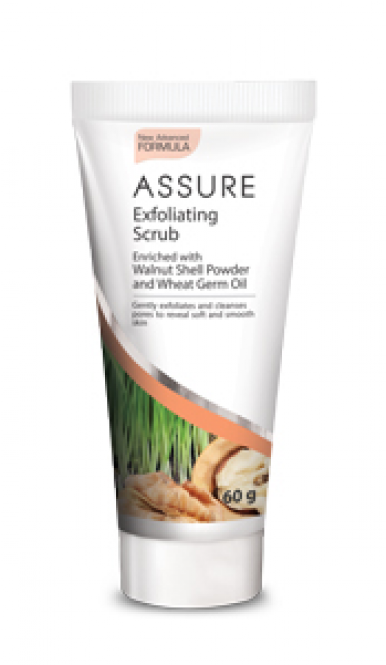 Assure Exfoliating Face Scrub (870x664), Png Download