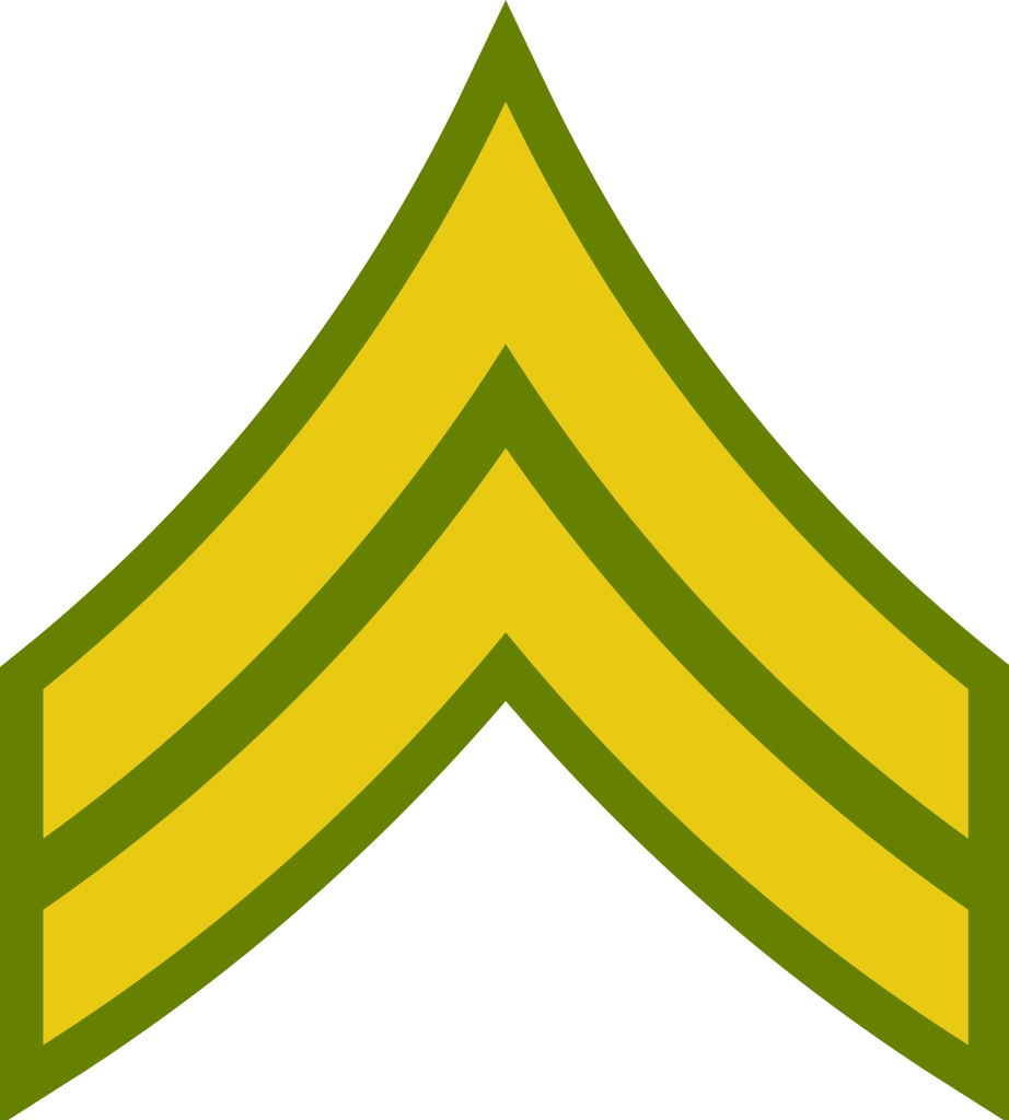 Haiti Army Or - Sergeant Stripes Png (922x1024), Png Download