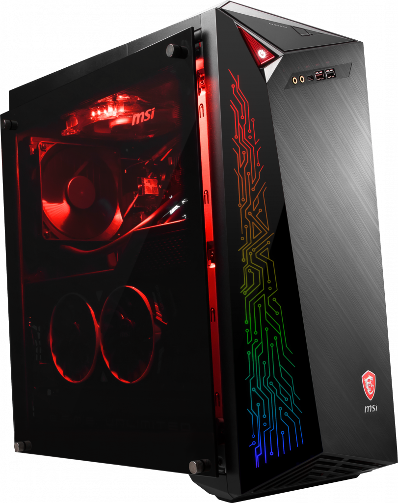 The Infinite X Features A More Traditional Tower Design - Msi Infinite (811x1024), Png Download