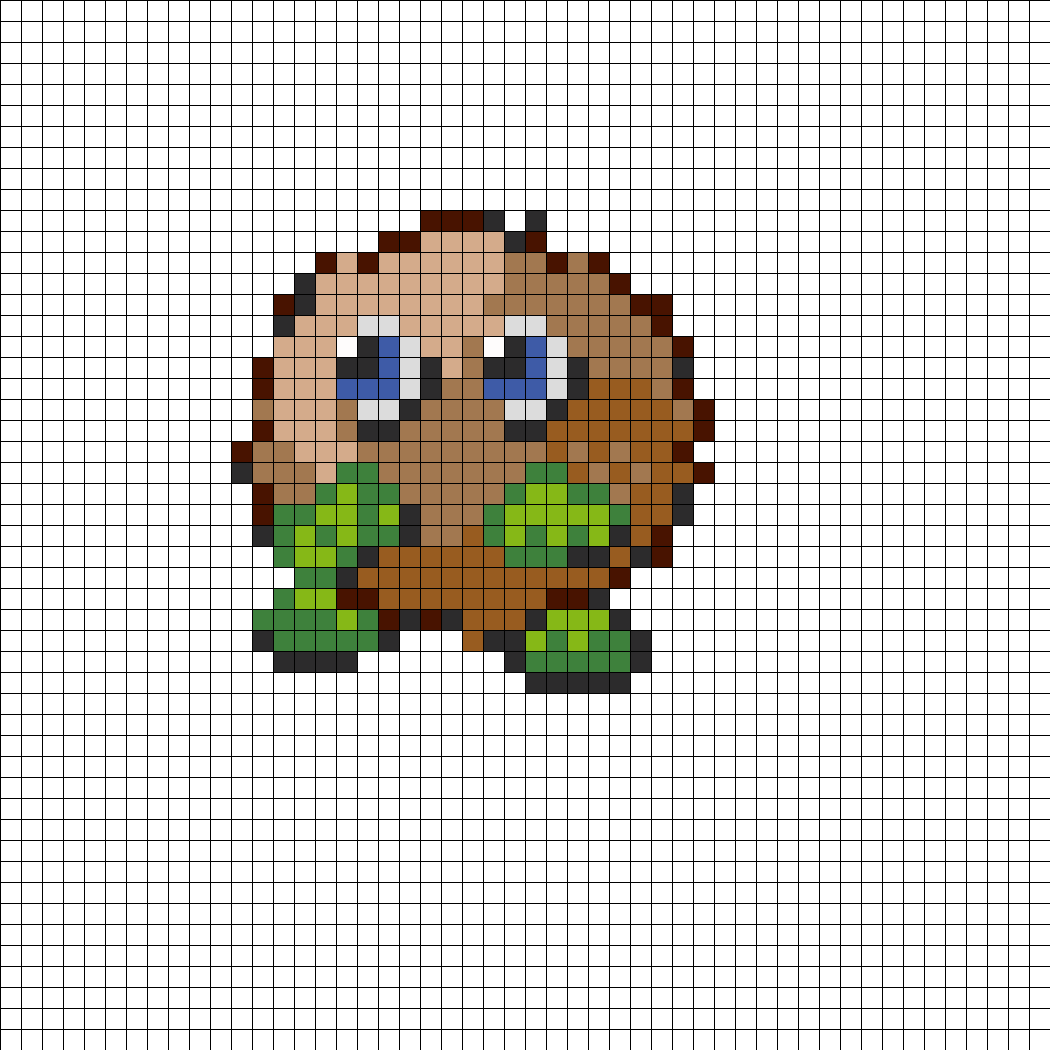 Kuriboh - Link Minish Cap Pixel (1050x1050), Png Download