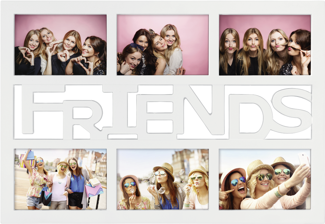 Friends" Portrait Frame Gallery, 6x Cm - Fotorámeček Friends (1100x1100), Png Download