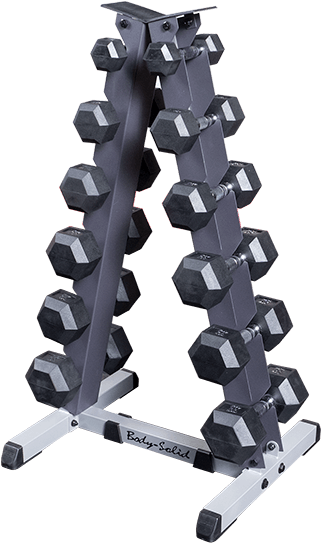 Gdr44 Vertical Dumbbell Rack Body Solid Fitness Dumbbell - Body Solid Vertical Dumbbell Rack (600x600), Png Download
