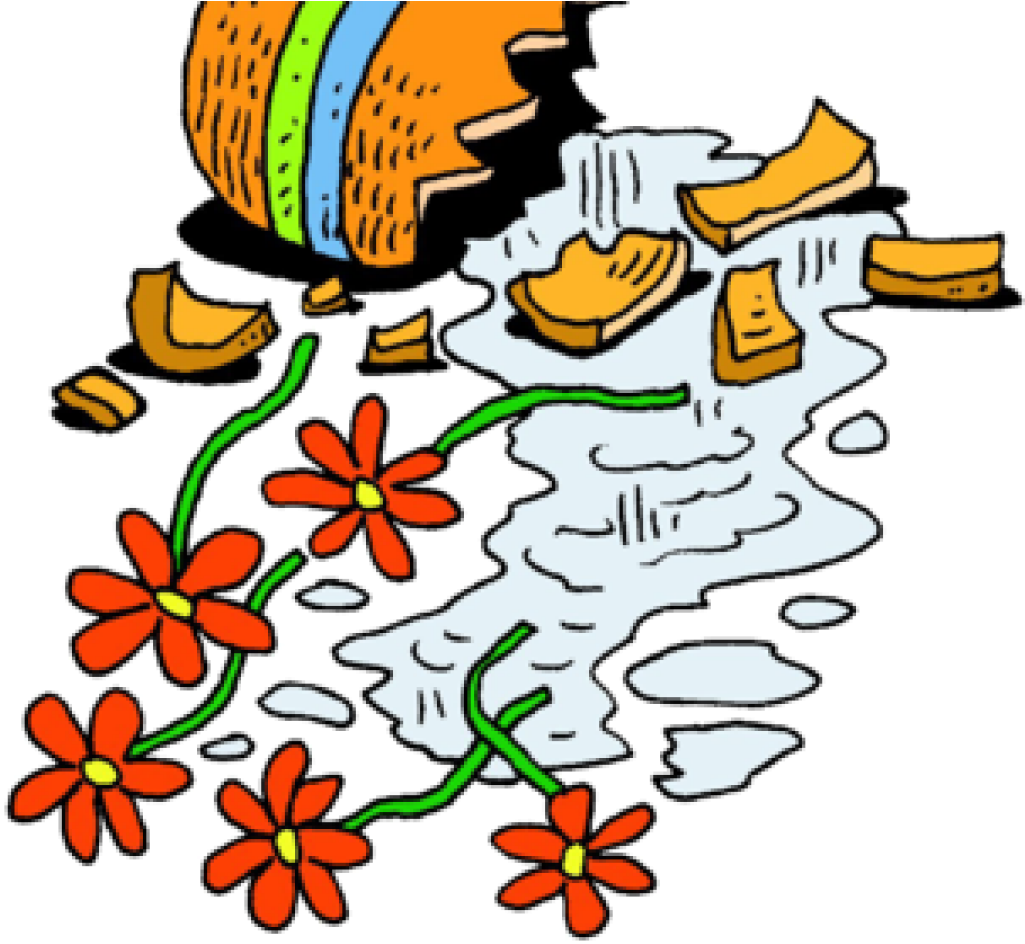 Broken Clip Art Broken Clip Art Image Broken Flower - Glass Vase Broken Clipart (1025x944), Png Download