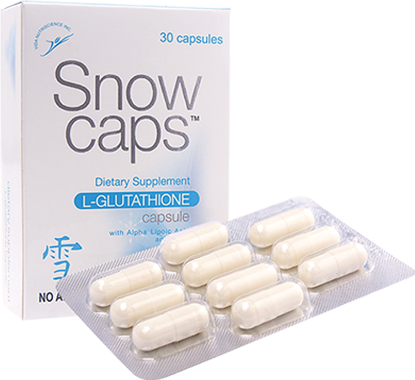 Snowcaps - Pampaputi Ng Balat Capsule (1000x1000), Png Download