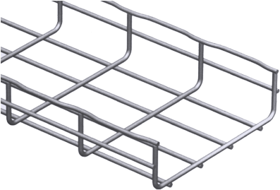 Wire Mesh Cable Tray - Charola Para Cables Electricos (722x498), Png Download