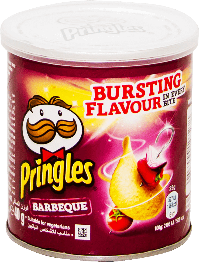 Pringles Chips Texas Bbq Sauce 40 Gm - Pringles (1000x1000), Png Download