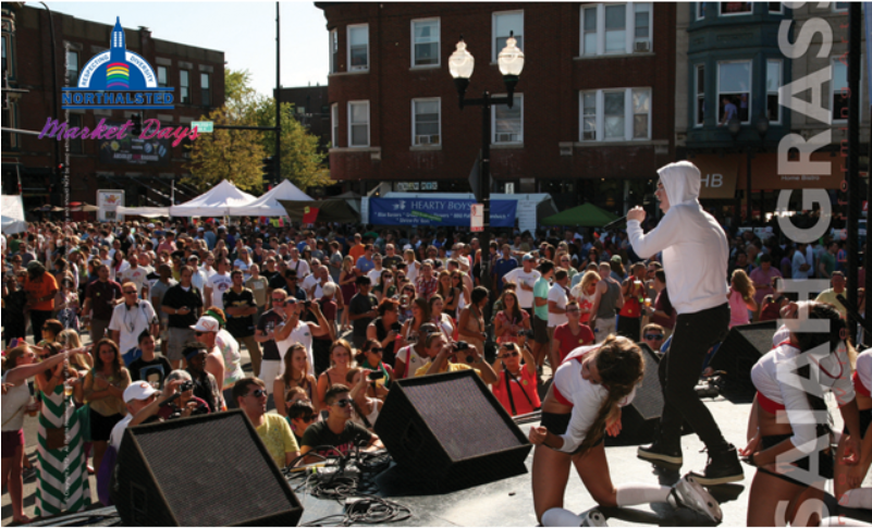 Northalsted Market Days Chicago Il - Crowd (800x600), Png Download