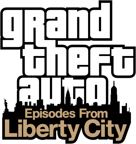 Gta Clipart Transparent - Grand Theft Auto Episodes From Liberty City Logo (565x599), Png Download