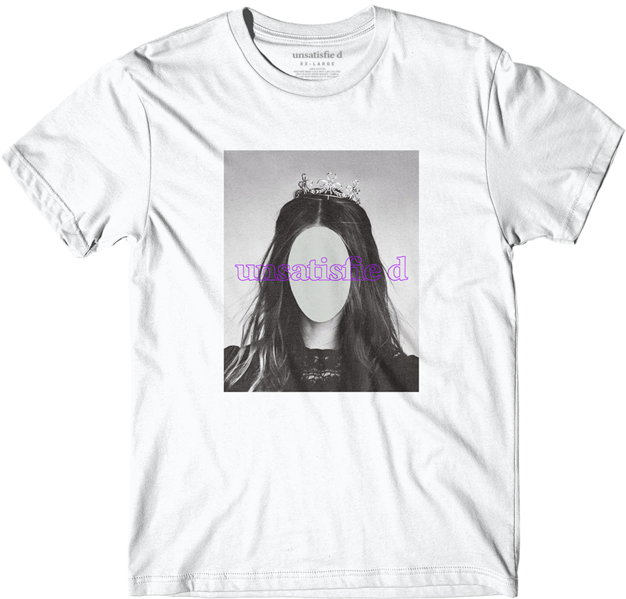 Unsatisfied Emma White Tee - Virginity Rocks Pink Shirt (1024x1024), Png Download