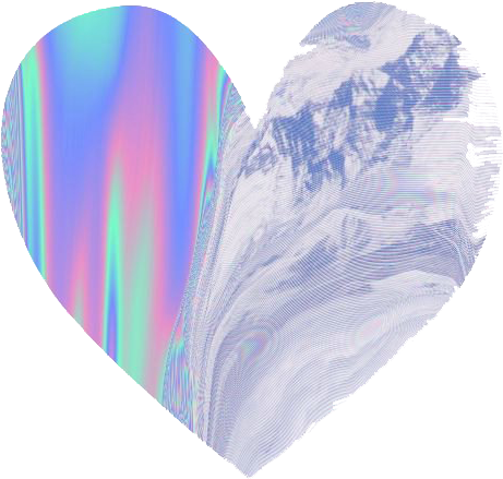 Some Holographic Overlays And Pngs - Oil Slick Iridescent (500x667), Png Download