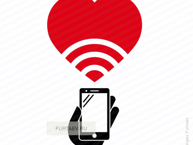 Heart Icons Wifi - Love (640x480), Png Download