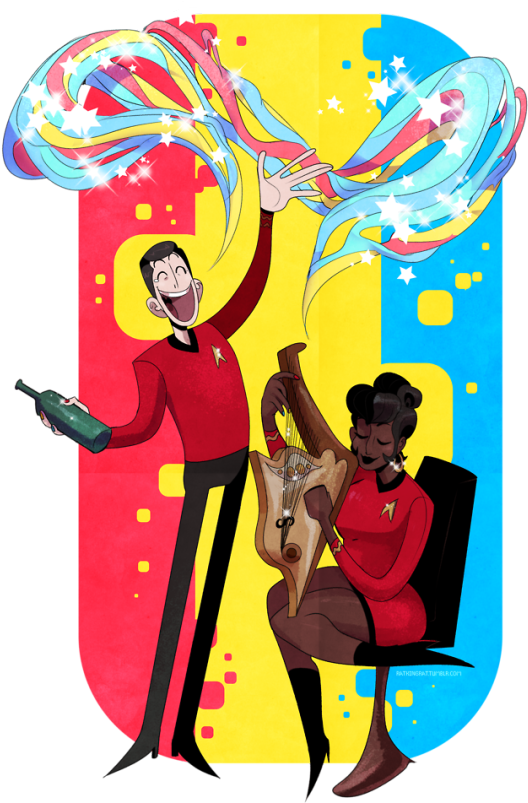 Forgot To Post The Star Trek Secret Santa I Did Https - Poster (540x806), Png Download