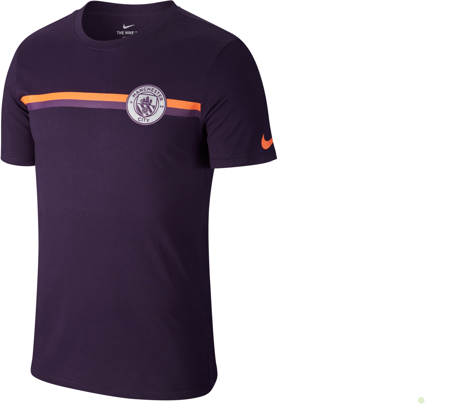 T Shirt Nike Manchester City Fc Tee Crest 924138 524 - Active Shirt (2128x1416), Png Download