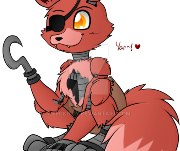 Nightmare Foxy Clipart Foxy Png - Fnaf Foxy Body Drawing (640x480), Png Download