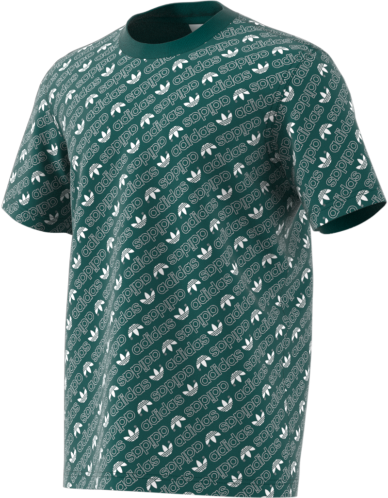 Adidas Originals Men's Monogram All Over Print Tee - Day Dress (1024x1024), Png Download