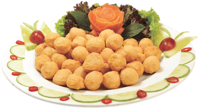 Cá Viên Hoa Mai Cầu Tre 500g - Hình Ảnh Cá Viên (899x600), Png Download