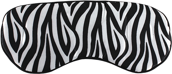Satin Sleep Mask Leopard Or Zebra Print - Skateboard (611x817), Png Download