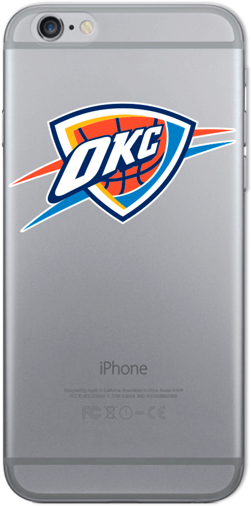 Oklahoma City Thunder Phone Case - Okc Thunder 2018 Logo (550x1000), Png Download