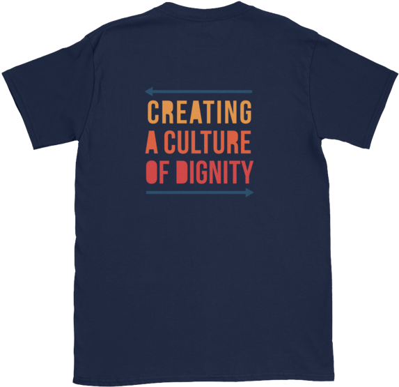 Cultures Of Dignity Red Logo Short Sleeve Unisex T - Active Shirt (600x600), Png Download