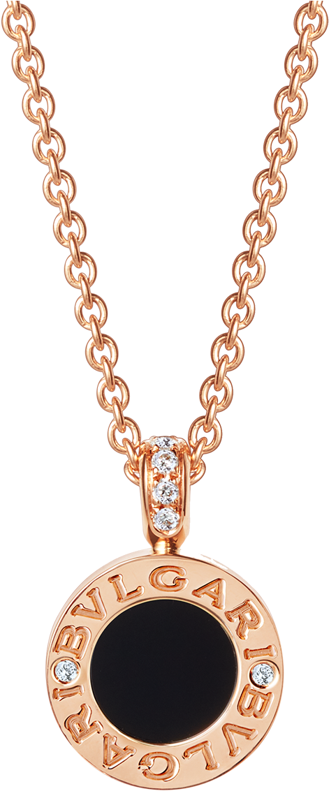 Bvlgari Bvlgari Necklace Necklace Rose Gold Pink - Bulgari Necklace (1800x1405), Png Download
