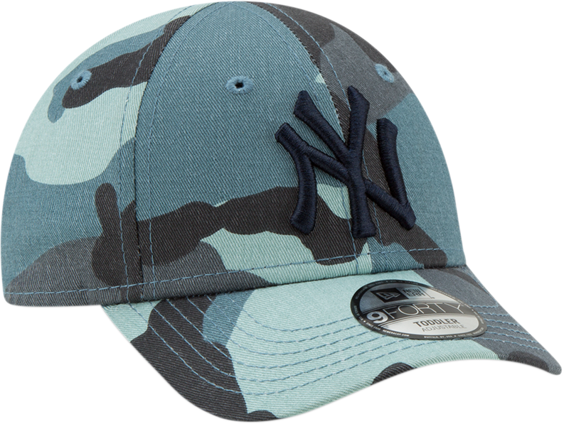 Ny Yankees New Era Kids 940 Camo Fabric Baseball Cap - Baseball Cap (793x597), Png Download