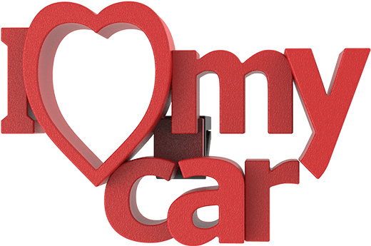 Love My Car Logo (530x600), Png Download