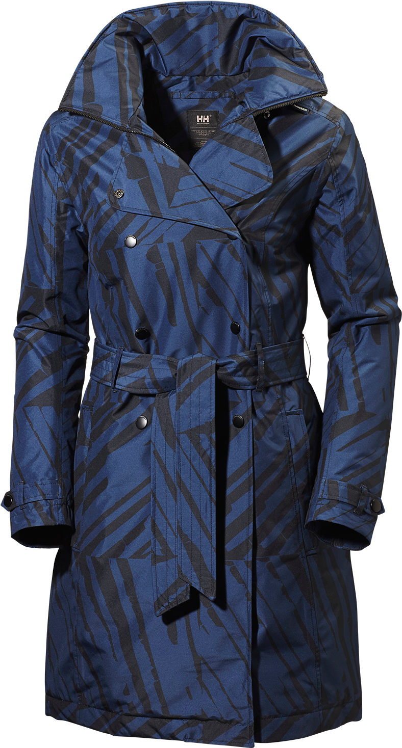 Click - Helly Hansen Welsey Insulated Trench Women's Black (1528x1528), Png Download