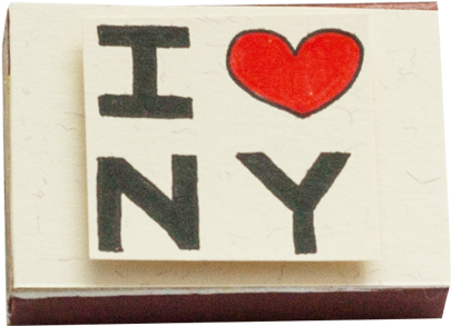 Hộp Diêm "i Love Ny Statue Liberty" - Heart (1173x900), Png Download