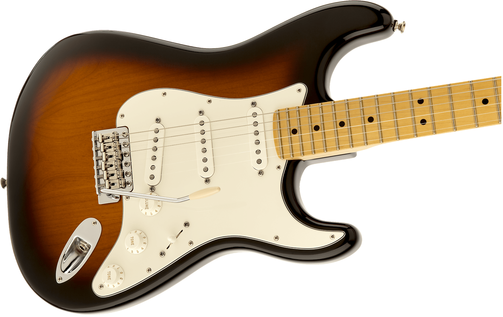 Fender American Special Stratocaster Maple Fretboard - Fender Standard Stratocaster Sunburst (1600x1007), Png Download