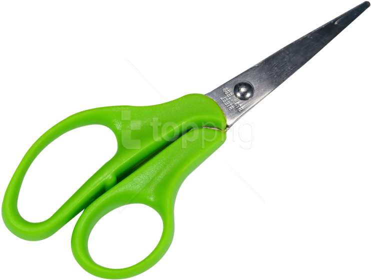 Download Scissors Png Images Background - Green Scissors Png (850x655), Png Download