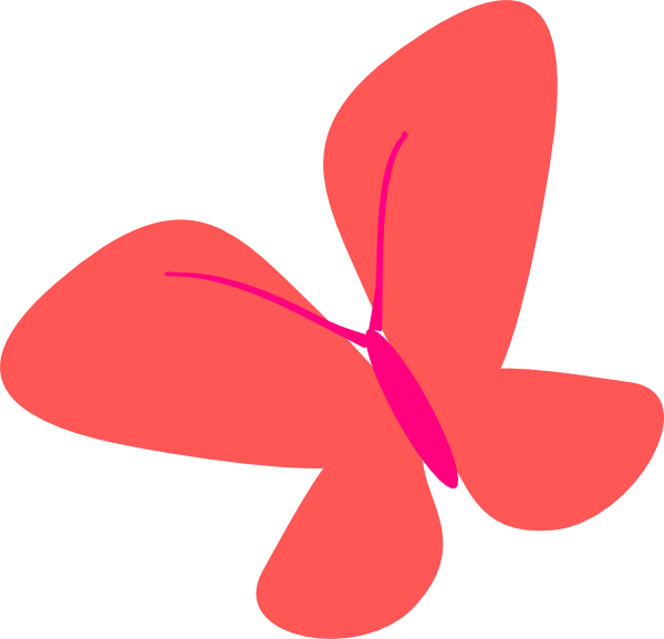 Red Butterfly Clip Art - Flag Of Colombia (600x577), Png Download